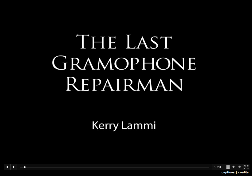 last gramophone repair man show